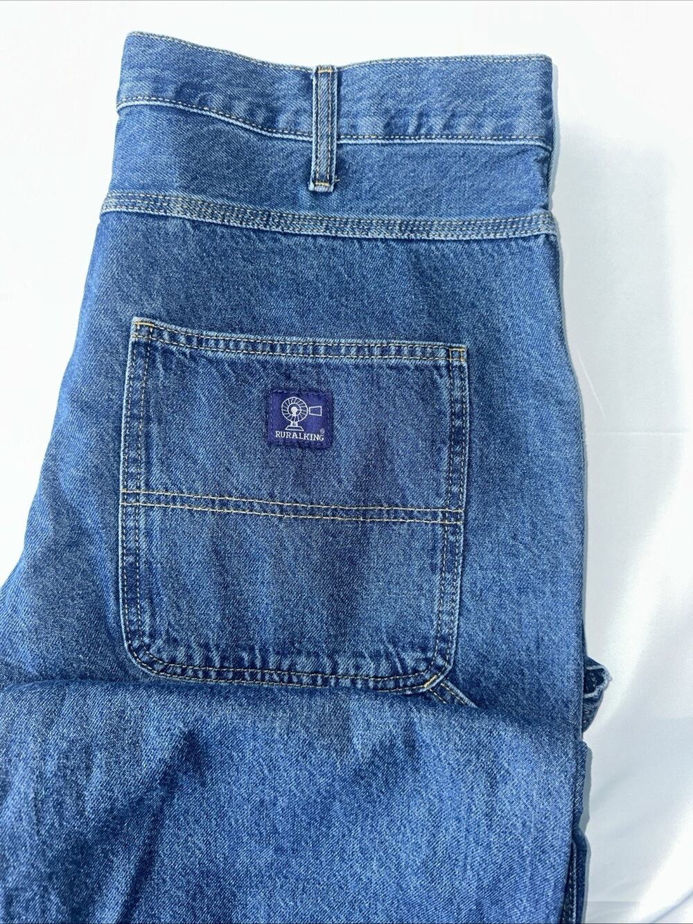 RK Workwear Carpenter Jeans Size 38 X 34 Eugene Relaxed Fit